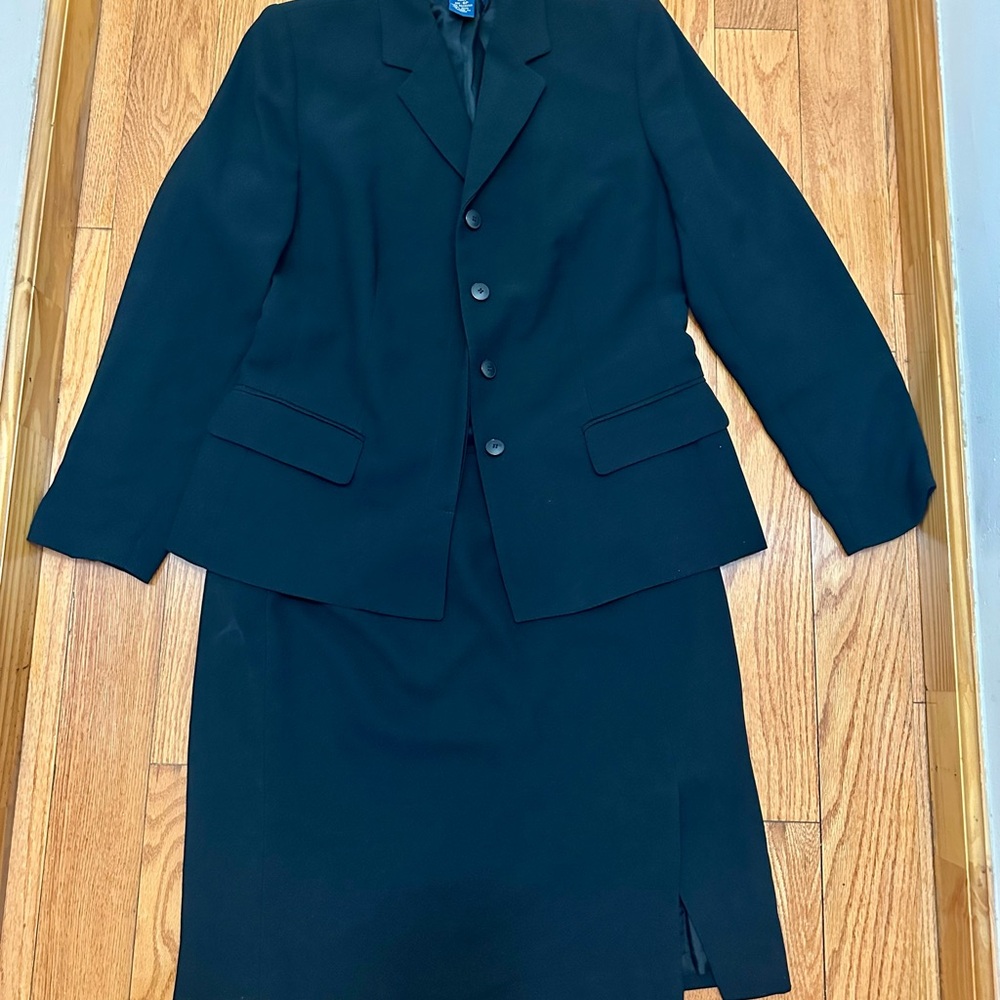 Charter Club Black Suit Classic Professional Style